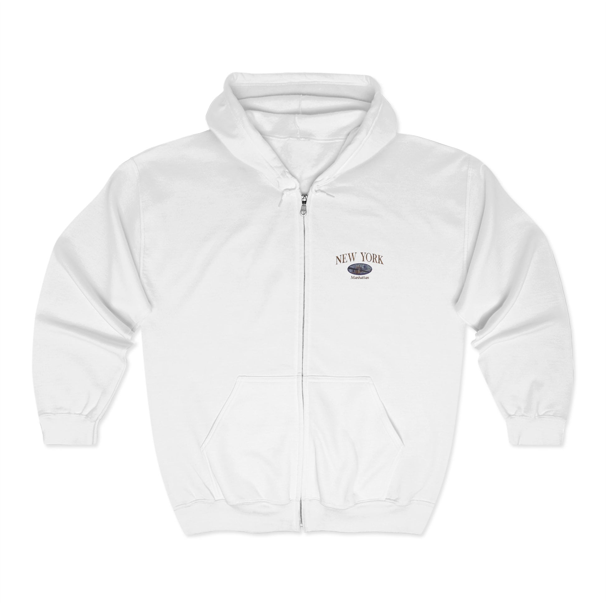 Cozy Unisex Full Zip Hooded Sweatshirt