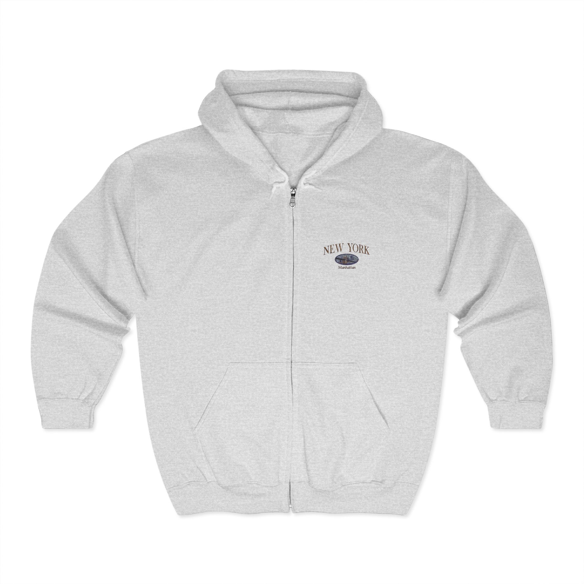 Cozy Unisex Full Zip Hooded Sweatshirt