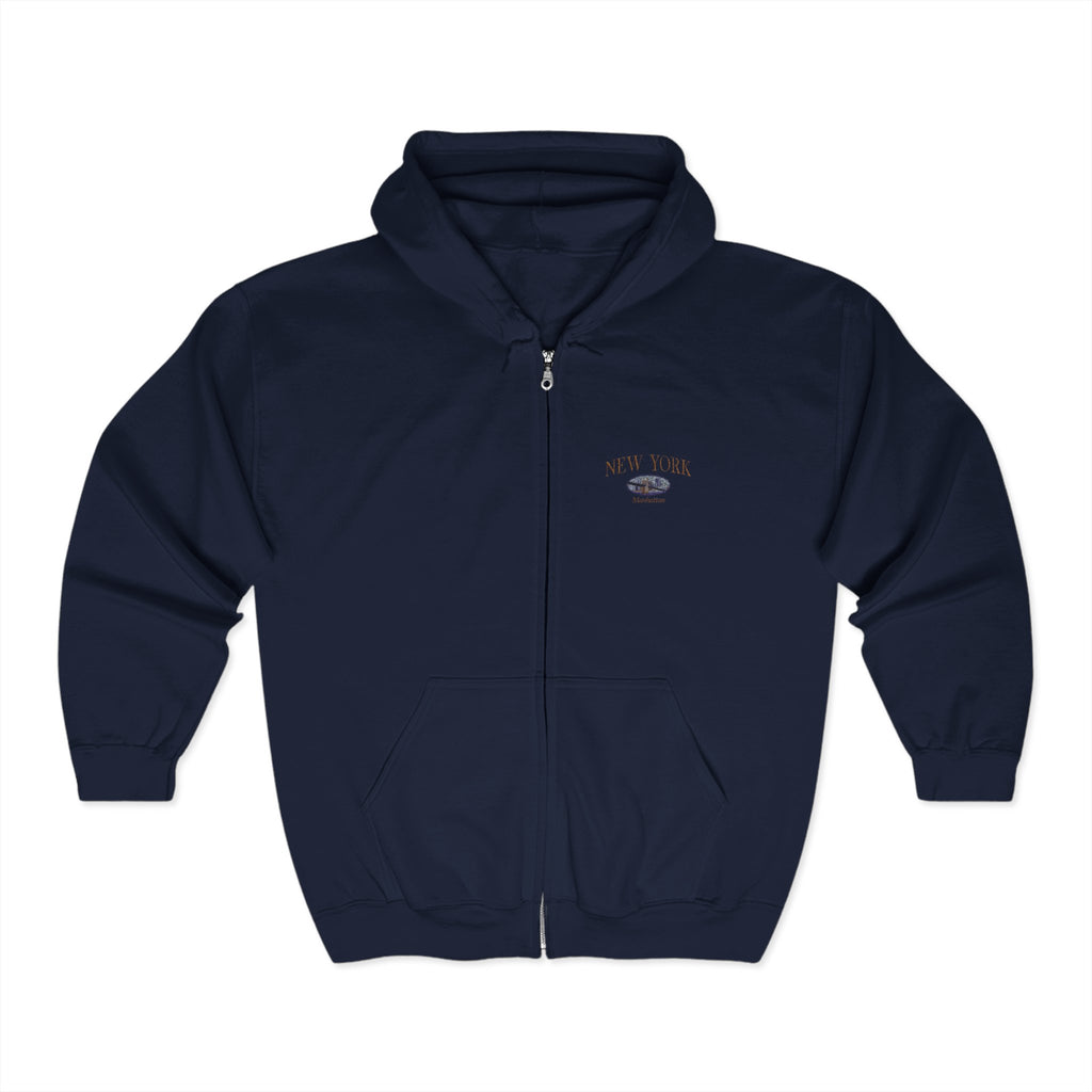 Cozy Unisex Full Zip Hooded Sweatshirt